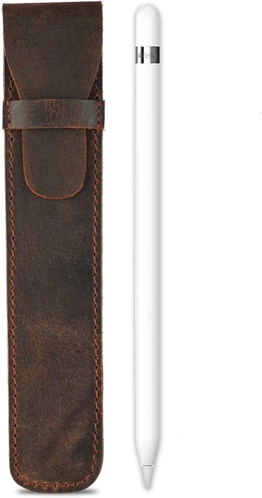 Premium Leather Pencil Holder for Apple Pencil (1st & 2nd Gen) Stylish & Durable Apple Pencil Case - Image 7