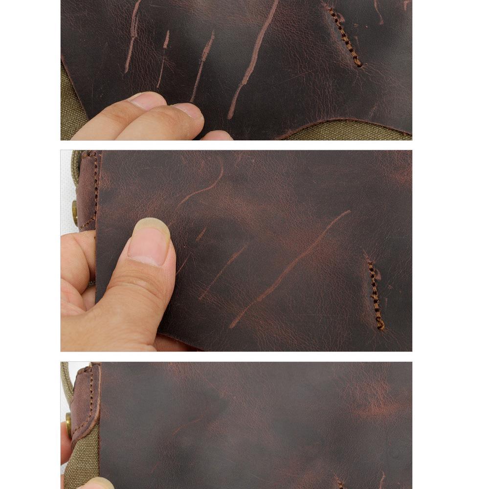 Genuine Leather Extended Desk Pad 35". leather desk mat in brown color leather table mat - Image 5