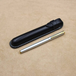 Leather Pen Case,genuine leather pen holder,leather fountain pen case
